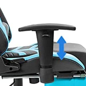 Best adjustable armrests gaming chair with footrest 