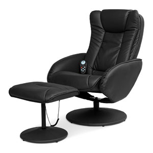 best choice products faux leather recliner chair with massage 