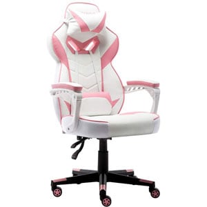 Bonzy High Back Pink Gaming Chair pink chair for girls 