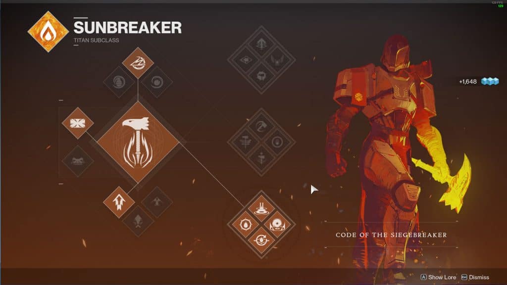 Code Of The Siegebreaker ( Bottom Tree Sunbreaker )
