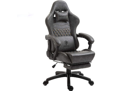best dowinx vintage gaming chairs with footrest