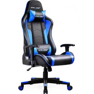 GT racing gaming chair with speakers 