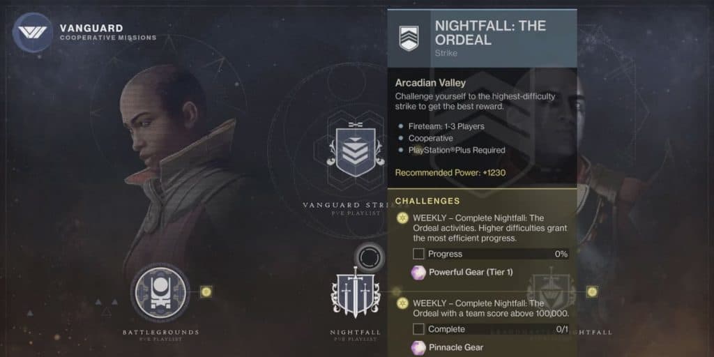 Nightfall Weapon Rotation Schedule