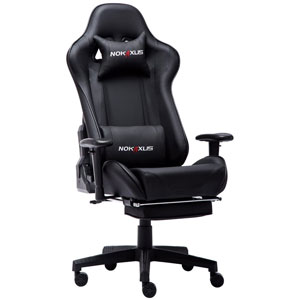 Best nokaxus large size gaming chair with massage and footrest 