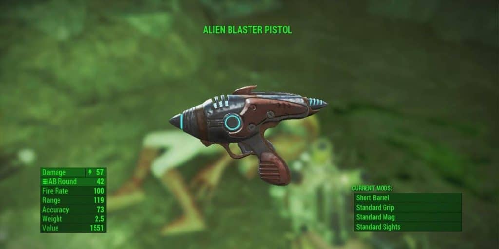 fallout 4 Alien Blaster 