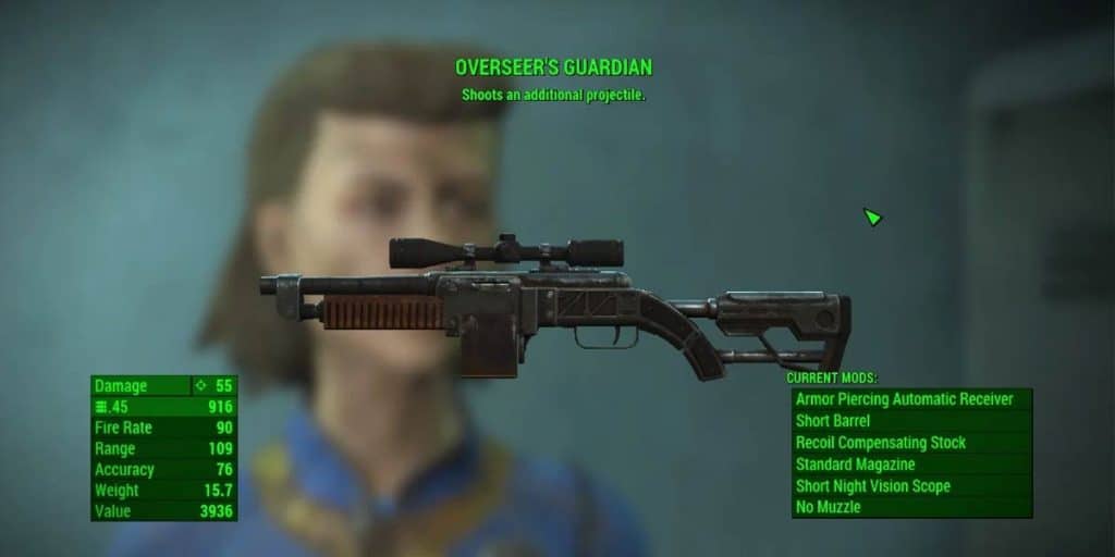 fallout 4 Overseer's Guardian 