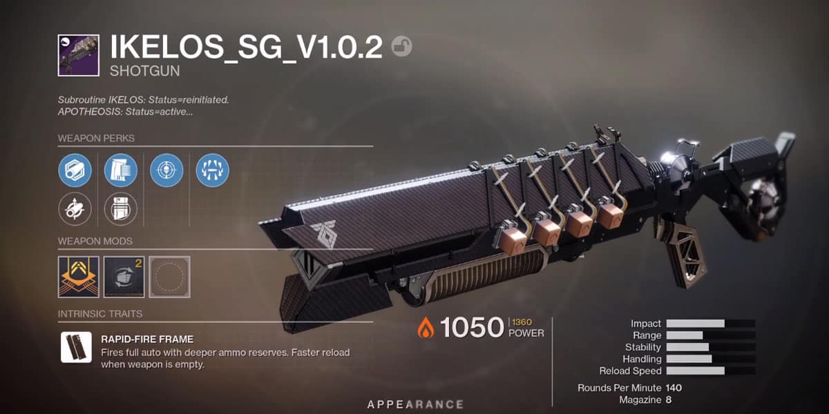 How to Get Ikelos Shotgun in Destiny 2