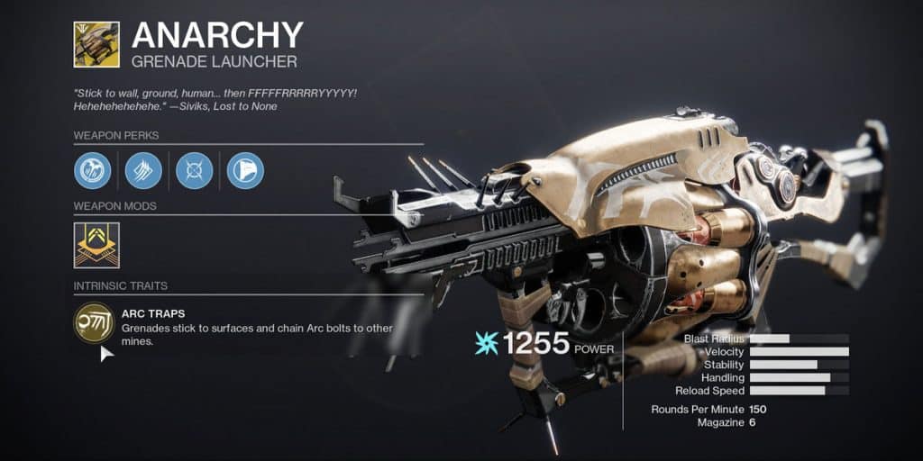 Black Armoury: List Of Exotic Weapons