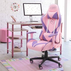 Homall Racing Style Girl Gaming Chair
