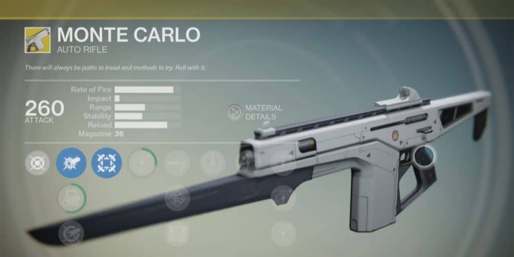 Monte Carlo Exotic Auto Rifle