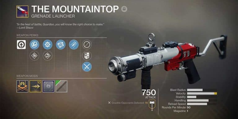 How To Get Mountaintop in Destiny 2