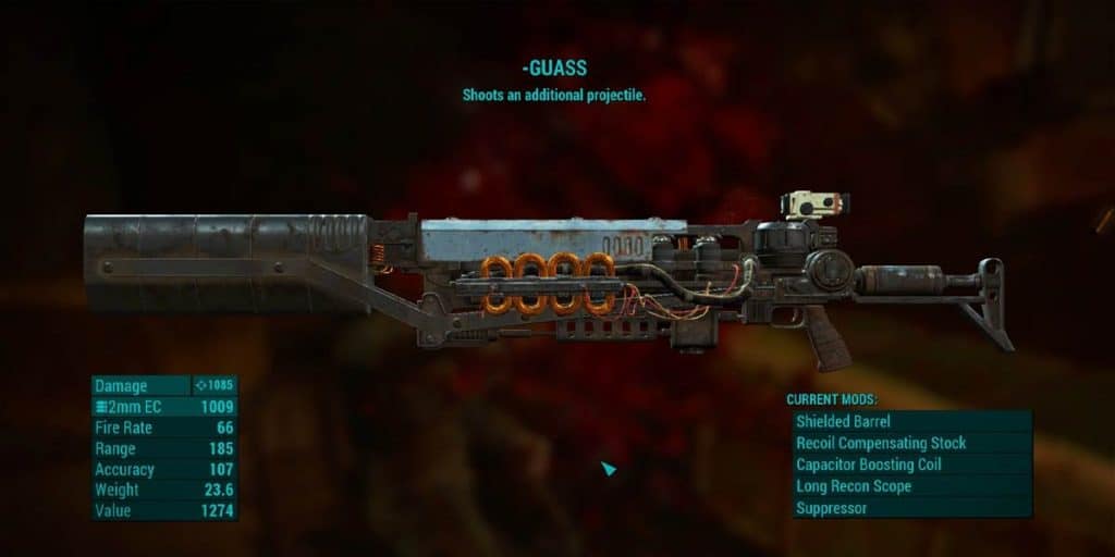 fallout 4 Gauss Rifle 