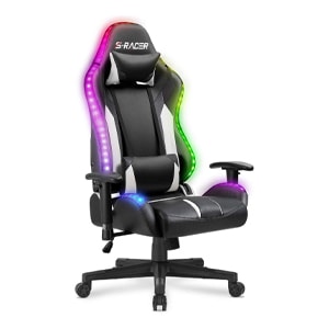 Homall Gaming Chair with RGB Lighting