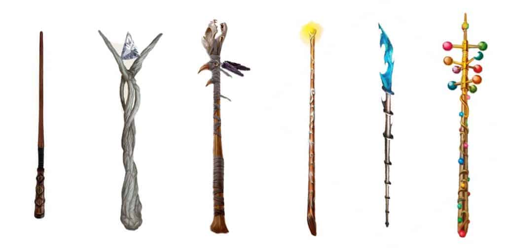 Different Types of Magic Wands in D&D