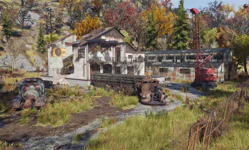 fallout 76 best camp locations for resourcesgilman lumber mill 